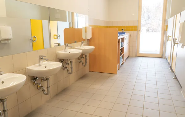 Waschraum Kindergartenbereich
